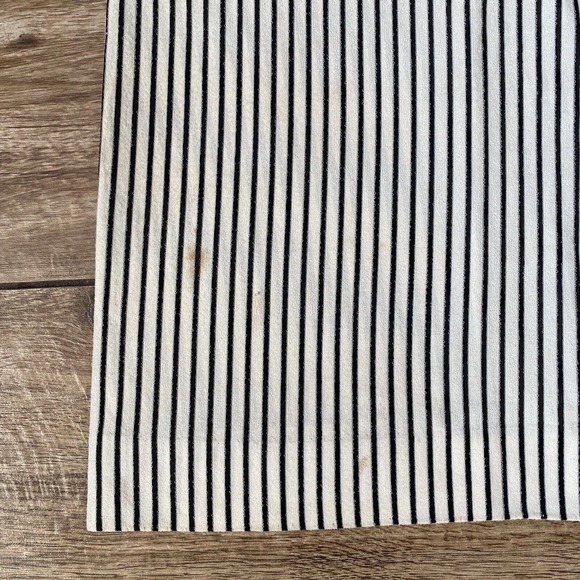 Vintage Black White Shear Stripe Dress - Picture 8 of 9